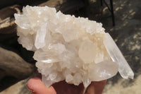 Natural Clear Quartz Clusters x 3 From Ambatofinandrahana, Madagascar - Toprock Gemstones and Minerals 
