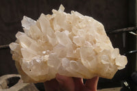 Natural Clear Quartz Clusters x 3 From Ambatofinandrahana, Madagascar - Toprock Gemstones and Minerals 