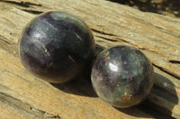 Polished Watermelon Fluorite Free Forms x 8 From Uis, Namibia - Toprock Gemstones and Minerals 
