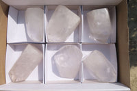 Polished Clear Quartz Points x 6 From Madagascar - Toprock Gemstones and Minerals 