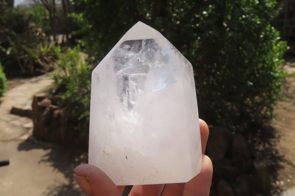 Polished Clear Quartz Points x 6 From Madagascar - Toprock Gemstones and Minerals 