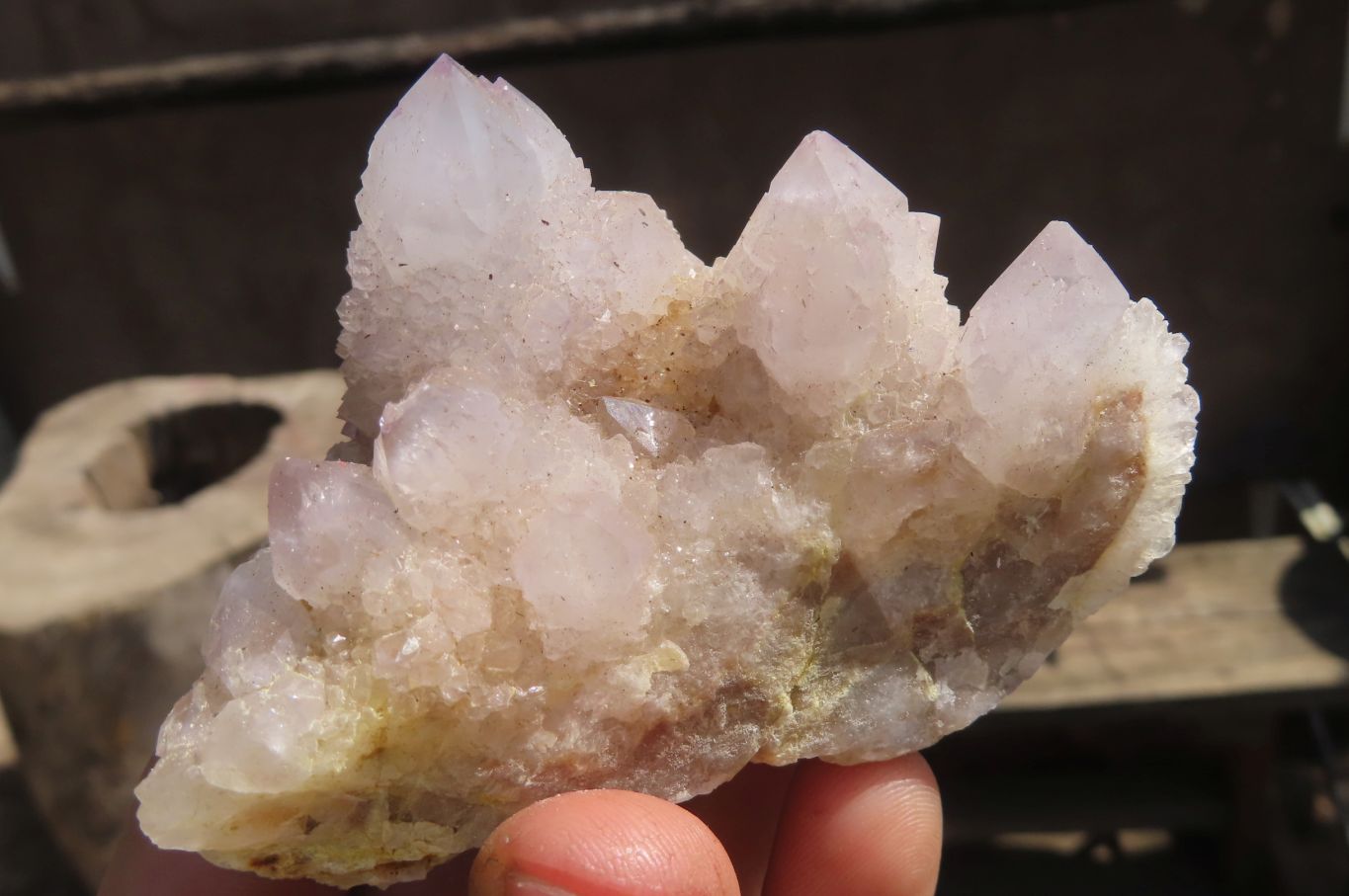 Natural Spirit Quartz Clusters x 12 From Boekenhouthoek, South Africa - Toprock Gemstones and Minerals 