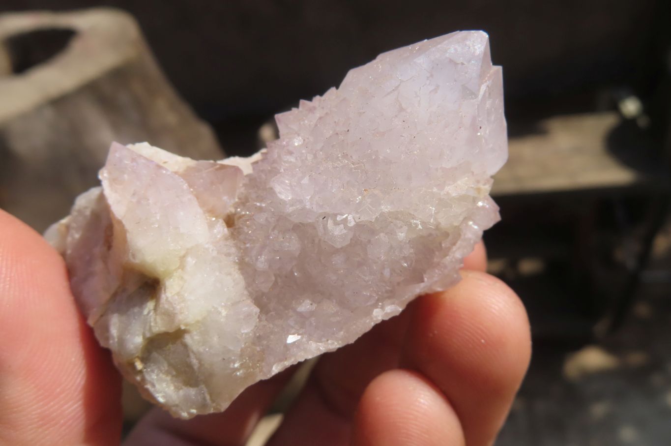 Natural Spirit Quartz Clusters x 12 From Boekenhouthoek, South Africa - Toprock Gemstones and Minerals 