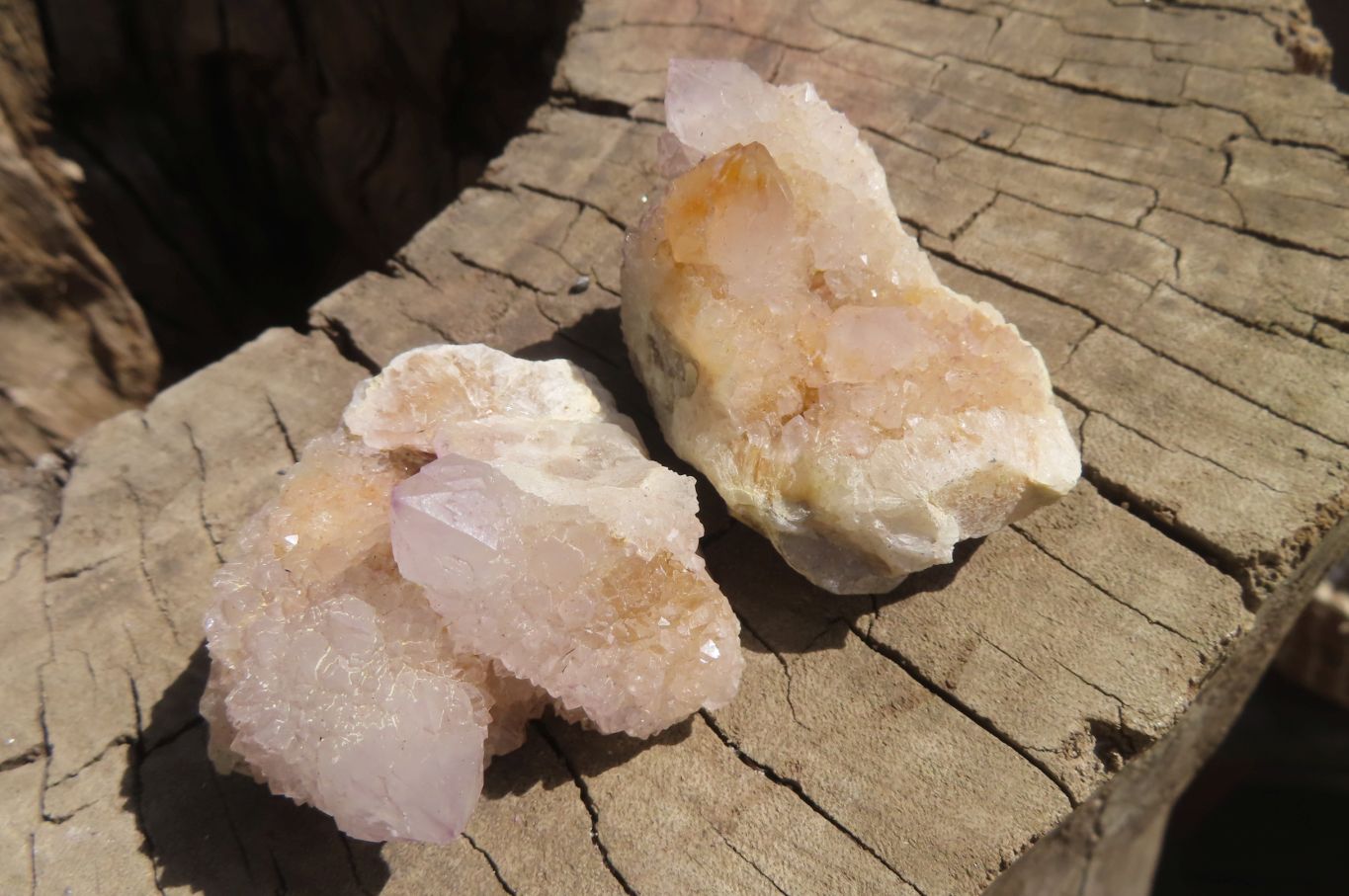 Natural Spirit Quartz Clusters x 12 From Boekenhouthoek, South Africa - Toprock Gemstones and Minerals 