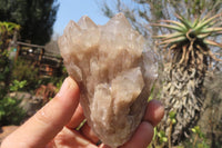 Natural Smokey Quartz Clusters x 6 From Luena, Congo - Toprock Gemstones and Minerals 