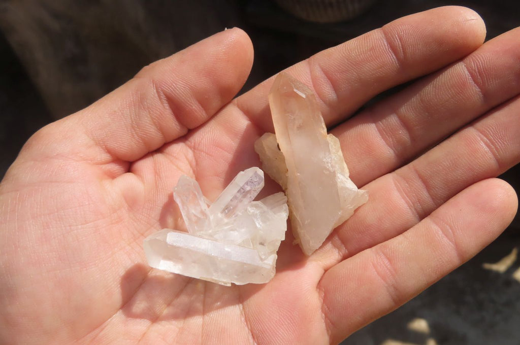 Natural Clear Quartz Crystals x 70 From Madagascar - Toprock Gemstones and Minerals 