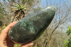 Polished Fuchsite Quartz Standing Free Form x 1 From Madagascar - Toprock Gemstones and Minerals 