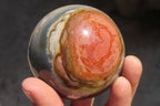 Polished Polychrome Jasper Spheres x 3 From Madagascar - Toprock Gemstones and Minerals 