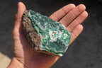 Natural Chrysocolla With Malachite & Salrose Dolomite Specimens x 4 From Congo - Toprock Gemstones and Minerals 