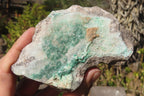 Natural Chrysocolla With Malachite & Salrose Dolomite Specimens x 4 From Congo - Toprock Gemstones and Minerals 