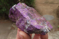 Natural Metallic Purpurite Cobbed Specimens x 6 From Erongo, Namibia - Toprock Gemstones and Minerals 