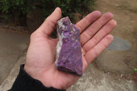 Natural Metallic Purpurite Cobbed Specimens x 6 From Erongo, Namibia - Toprock Gemstones and Minerals 