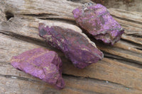 Natural Metallic Purpurite Cobbed Specimens x 6 From Erongo, Namibia - Toprock Gemstones and Minerals 