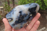 Polished Dendritic Agate Standing Free Forms x 6 From Madagascar - Toprock Gemstones and Minerals 