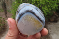 Polished Dendritic Agate Standing Free Forms x 6 From Madagascar - Toprock Gemstones and Minerals 