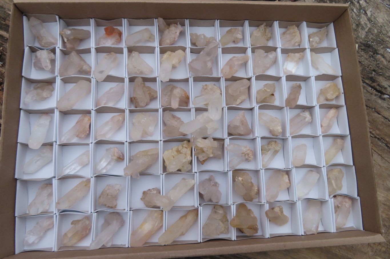 Natural Mixed Quartz Clusters / Crystals x 70 From Madagascar - Toprock Gemstones and Minerals 