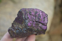 Natural Metallic Purpurite Cobbed Specimens x 5 From Erongo, Namibia - Toprock Gemstones and Minerals 