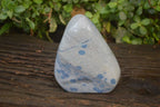Polished Blue Spinel Spotted Quartz Standing Free Forms 1 x From Madagascar - Toprock Gemstones and Minerals 
