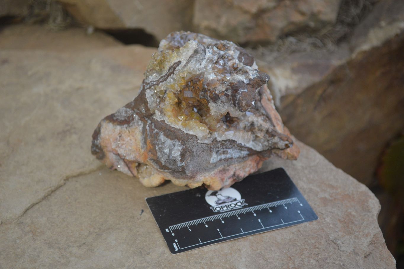 Natural Limonite Quartz Clusters x 4 From Solwezi, Zambia - Toprock Gemstones and Minerals 
