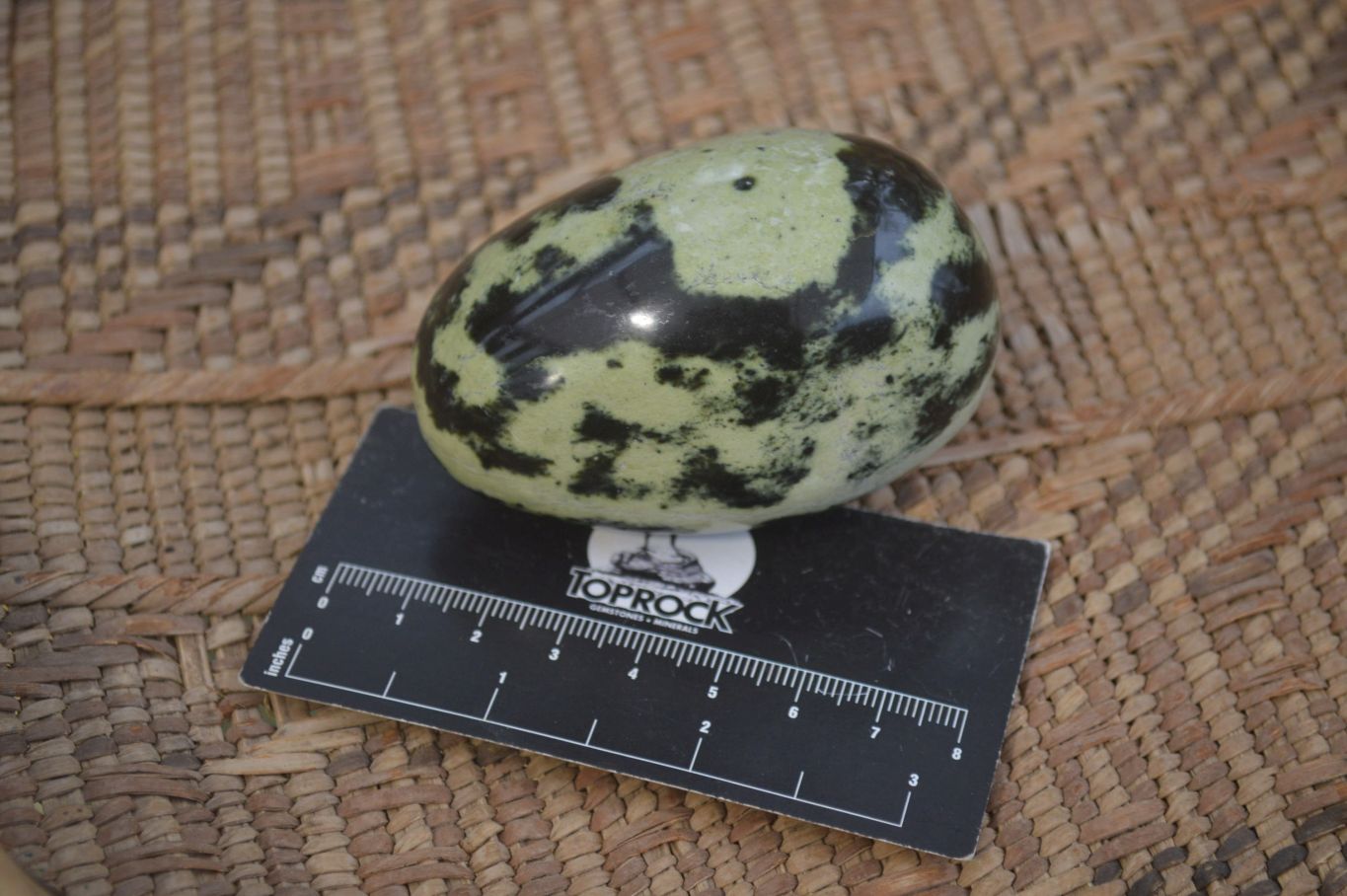 Polished Leopard Stone Galet-Palm Stones x 6 From Zimbabwe - Toprock Gemstones and Minerals 