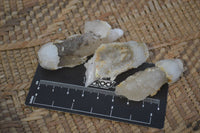 Natural Drusy Quartz Coated Calcite Pseudomorph Specimens x 35 From Lesotho - Toprock Gemstones and Minerals 
