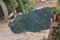 Natural Crystalline Malachite Specimen x 1 From Congo - Toprock Gemstones and Minerals 