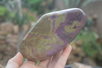 Polished Stichtite Free Forms x 2 From Barberton, South Africa - Toprock Gemstones and Minerals 