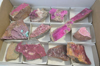 Natural Salrose Cobaltion Dolomite Specimens x 12 From Kakanda, Congo - Toprock Gemstones and Minerals 