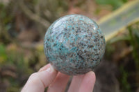 Polished Amazonite Sphere-Balls x 3 From Madagascar - Toprock Gemstones and Minerals 