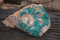 Natural Emerald Dioptase Dolomite Matrix Specimen x 1 From Namibia