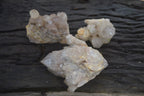 Natural Smokey Quartz Clusters x 3 From Luena, Congo - Toprock Gemstones and Minerals 