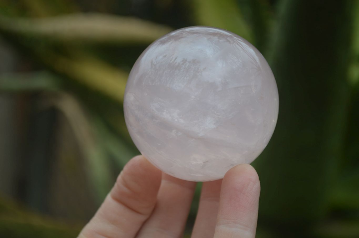 Polished Star Rose Quartz Sphere-Balls x 4 From Madagascar - Toprock Gemstones and Minerals 