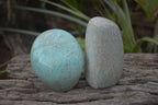 Polished Amazonite Standing Free Forms x 6 From Zimbabwe - Toprock Gemstones and Minerals 