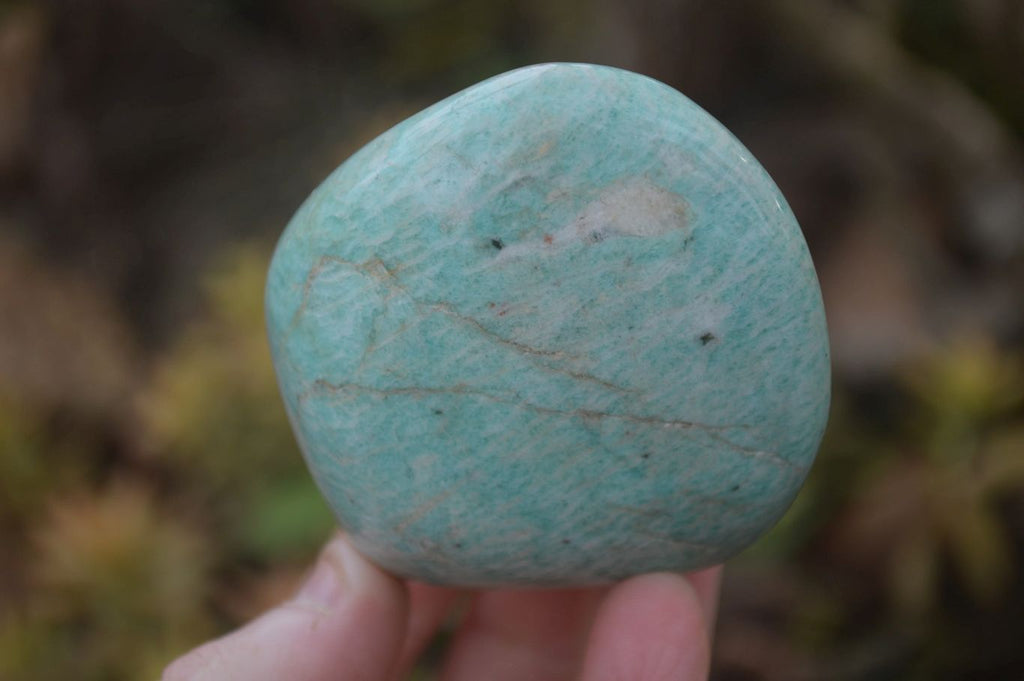 Polished Amazonite Standing Free Forms x 6 From Zimbabwe - Toprock Gemstones and Minerals 