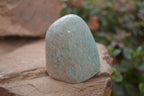 Polished Amazonite Standing Free Forms x 6 From Zimbabwe - Toprock Gemstones and Minerals 