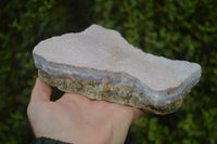 Natural Crystalline Blue Lace Agate Specimen x 1 From Namibia - Toprock Gemstones and Minerals 