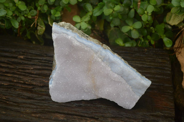 Natural Crystalline Blue Lace Agate Specimen x 1 From Namibia - Toprock Gemstones and Minerals 
