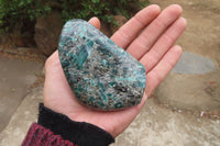 Polished Rare Emerald Mica In Matrix Standing Free Forms x 2 From Mutoko, Zimbabwe - Toprock Gemstones and Minerals 