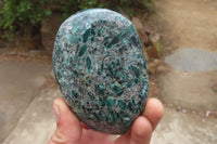 Polished Rare Emerald Mica In Matrix Standing Free Forms x 2 From Mutoko, Zimbabwe - Toprock Gemstones and Minerals 
