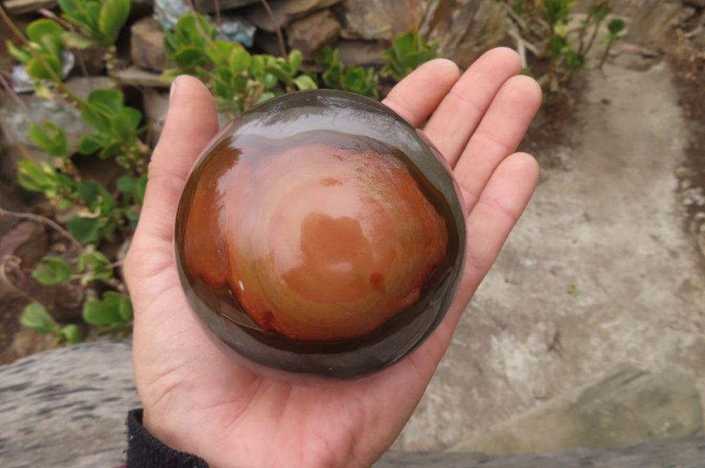 Polished Polychrome Jasper Sphere-Balls x 2 From Madagascar - Toprock Gemstones and Minerals 
