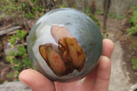 Polished Polychrome Jasper Sphere-Balls x 2 From Madagascar - Toprock Gemstones and Minerals 