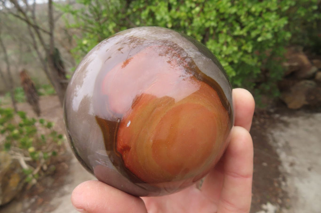 Polished Polychrome Jasper Sphere-Balls x 2 From Madagascar - Toprock Gemstones and Minerals 