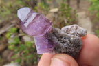 Natural Smokey Amethyst Crystals x 20 From Chiredzi, Zimbabwe - Toprock Gemstones and Minerals 
