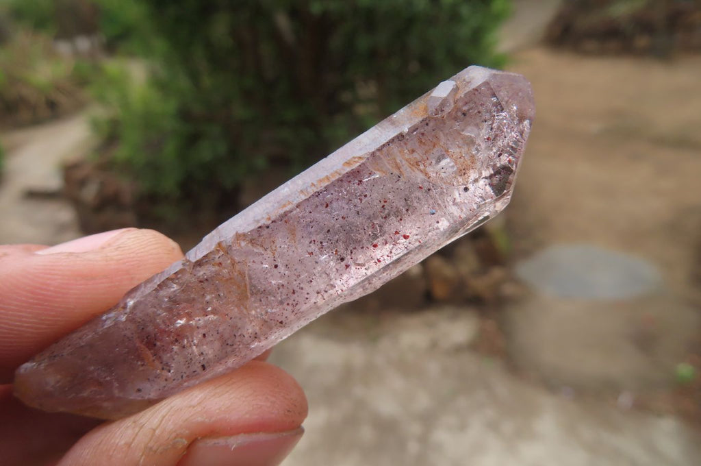 Natural Smokey Amethyst Crystals x 20 From Chiredzi, Zimbabwe - Toprock Gemstones and Minerals 