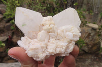 Natural Clear Quartz Clusters x 6 From Madagascar - Toprock Gemstones and Minerals 