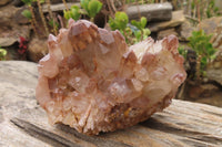 Natural Red Hematoid Quartz Clusters x 2 From Karoi, Zimbabwe - Toprock Gemstones and Minerals 