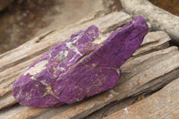 Natural Metallic Purpurite Cobbed Specimens x 6 From Erongo, Namibia - Toprock Gemstones and Minerals 