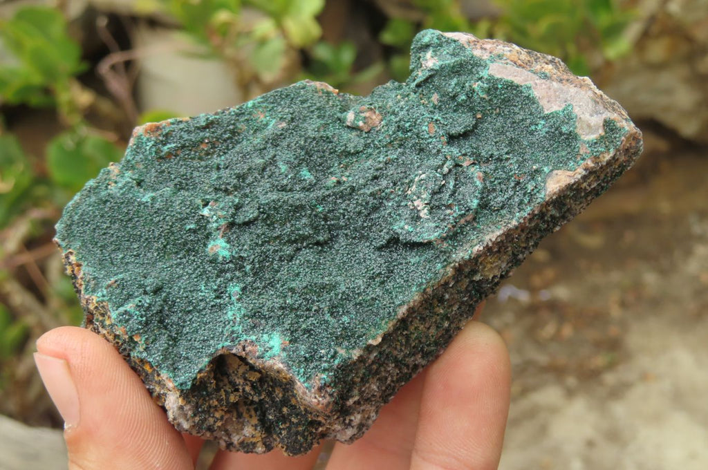 Natural Botryoidal Malachite Specimens x 6 From Congo - Toprock Gemstones and Minerals 