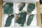 Natural Botryoidal Malachite Specimens x 6 From Congo - Toprock Gemstones and Minerals 