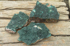 Natural Botryoidal Malachite Specimens x 6 From Congo - Toprock Gemstones and Minerals 